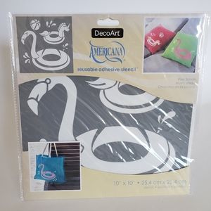 Reusable Adhesive Stencil